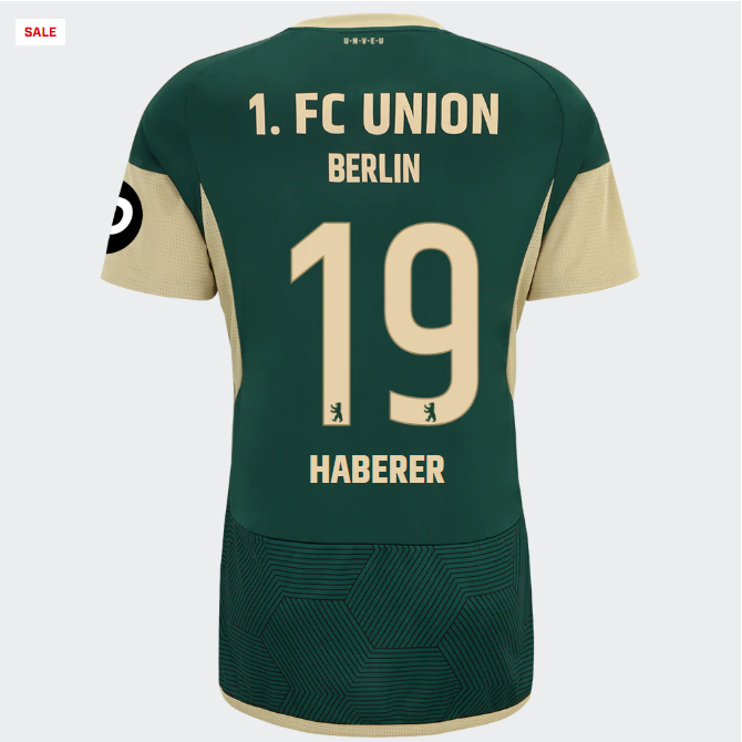 union ausweichtrikot 1. männer 2324 – 19 – haberer | 1. FC Union Berlin Trikots & Fußballschuhe Online Kaufen
