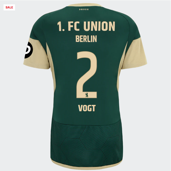 union ausweichtrikot 1. männer 2324 – 2 – vogt | 1. FC Union Berlin Trikots & Fußballschuhe Online Kaufen