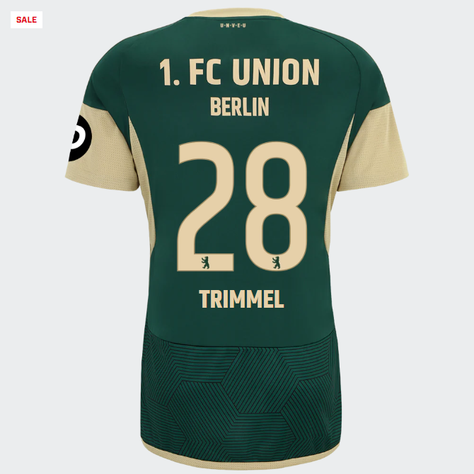 union ausweichtrikot 1. männer 2324 – 28 – trimmel | 1. FC Union Berlin Trikots & Fußballschuhe Online Kaufen