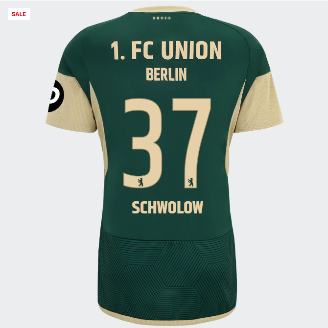 union ausweichtrikot 1. männer 2324 – 37 – schwolow | 1. FC Union Berlin Trikots & Fußballschuhe Online Kaufen