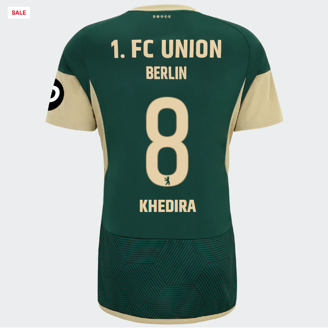 union ausweichtrikot 1. männer 2324 – 8 – khedira | 1. FC Union Berlin Trikots & Fußballschuhe Online Kaufen