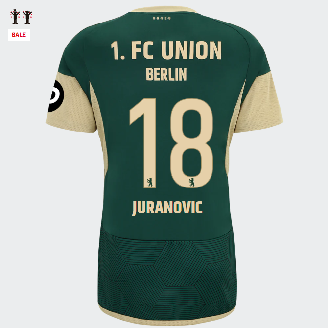 union ausweichtrikot 1. männer 2324 – kinder – 18 – juranovic | 1. FC Union Berlin Trikots & Fußballschuhe Online Kaufen