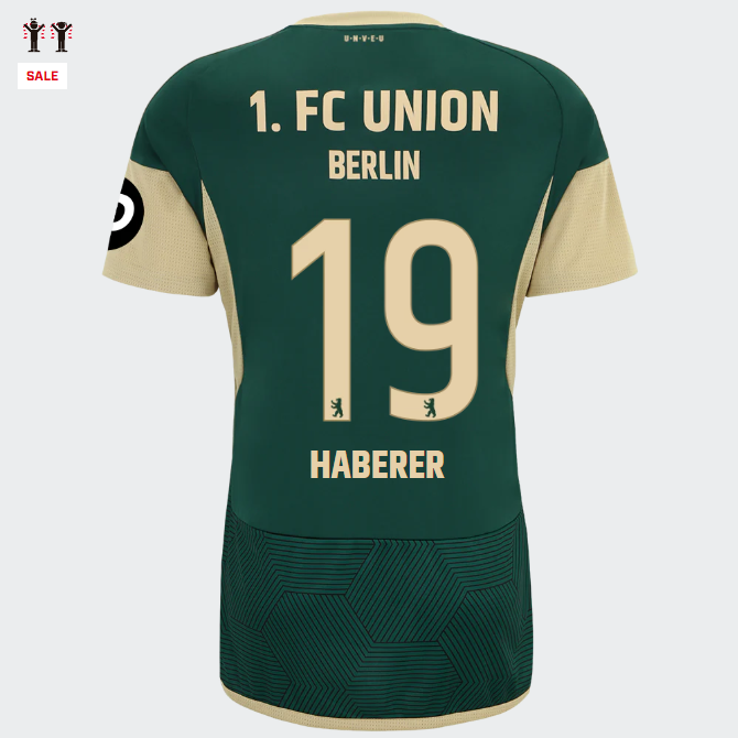 union ausweichtrikot 1. männer 2324 – kinder – 19 – haberer | 1. FC Union Berlin Trikots & Fußballschuhe Online Kaufen