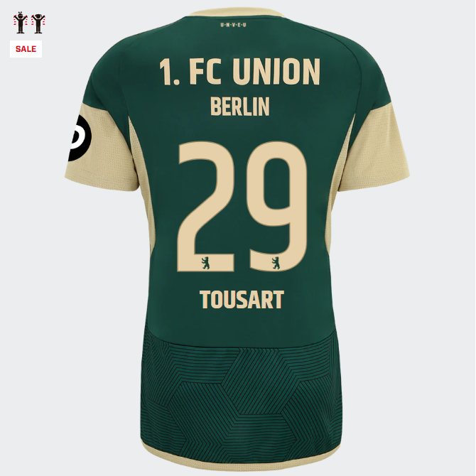 union ausweichtrikot 1. männer 2324 – kinder – 29 – tousart | 1. FC Union Berlin Trikots & Fußballschuhe Online Kaufen