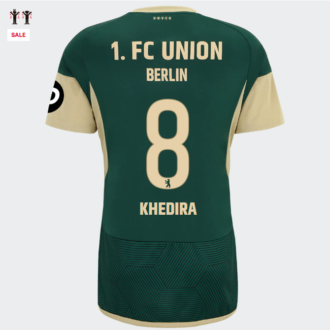 union ausweichtrikot 1. männer 2324 – kinder – 8 – khedira | 1. FC Union Berlin Trikots & Fußballschuhe Online Kaufen