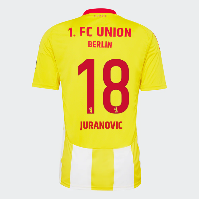 union ausweichtrikot berlin männer 2425 – 18 – juranovic | 1. FC Union Berlin Trikots & Fußballschuhe Online Kaufen