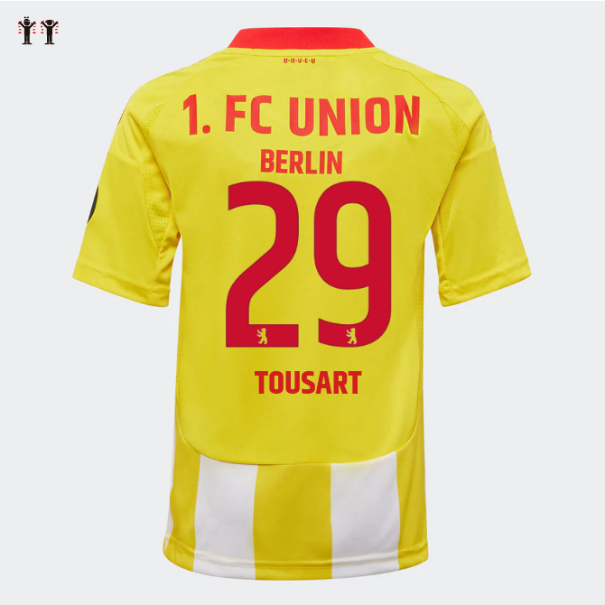 union ausweichtrikot berlin männer 2425 – kinder – 29 – tousart | 1. FC Union Berlin Trikots & Fußballschuhe Online Kaufen