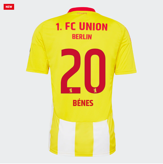 union ausweichtrikot proaf männer 2425 – 20 – bénes | 1. FC Union Berlin Trikots & Fußballschuhe Online Kaufen