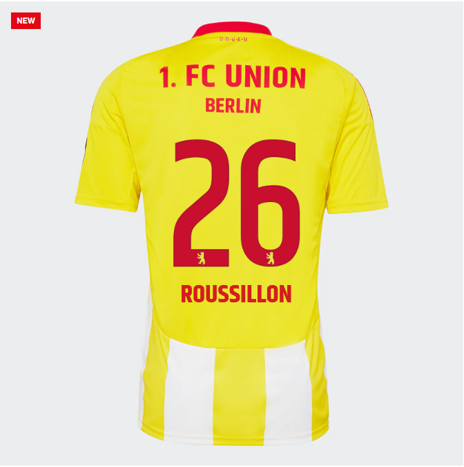 union ausweichtrikot proaf männer 2425 – 26 – roussillon | 1. FC Union Berlin Trikots & Fußballschuhe Online Kaufen