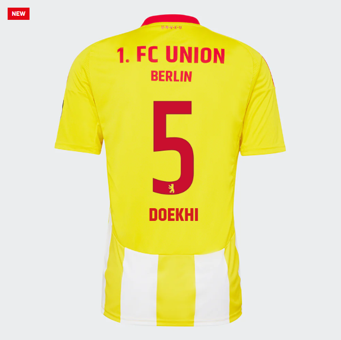union ausweichtrikot proaf männer 2425 – 5 – doekhi | 1. FC Union Berlin Trikots & Fußballschuhe Online Kaufen
