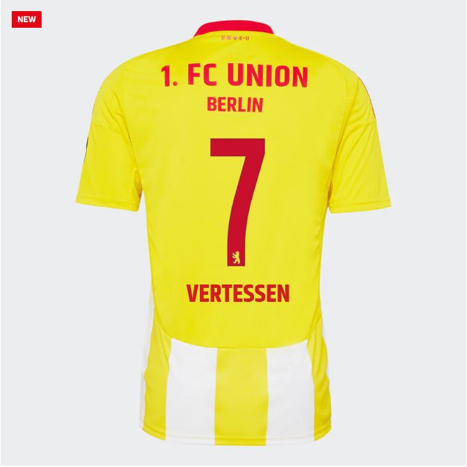 union ausweichtrikot proaf männer 2425 – 7 – vertessen | 1. FC Union Berlin Trikots & Fußballschuhe Online Kaufen