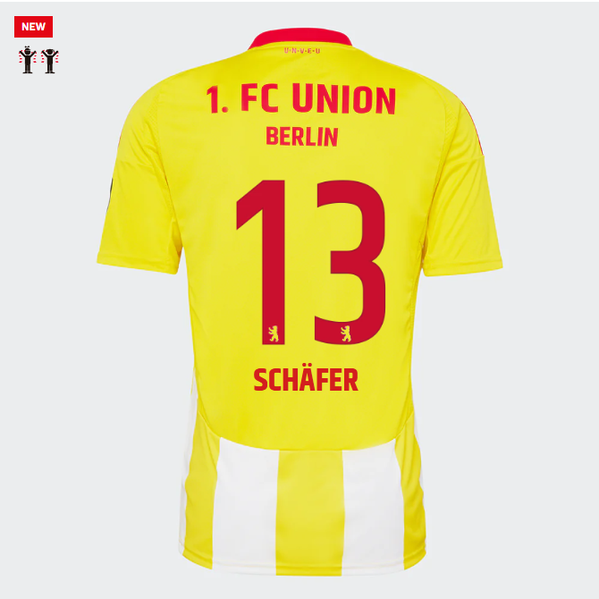 union ausweichtrikot proaf männer 2425 – kinder – 13 – schäfer | 1. FC Union Berlin Trikots & Fußballschuhe Online Kaufen