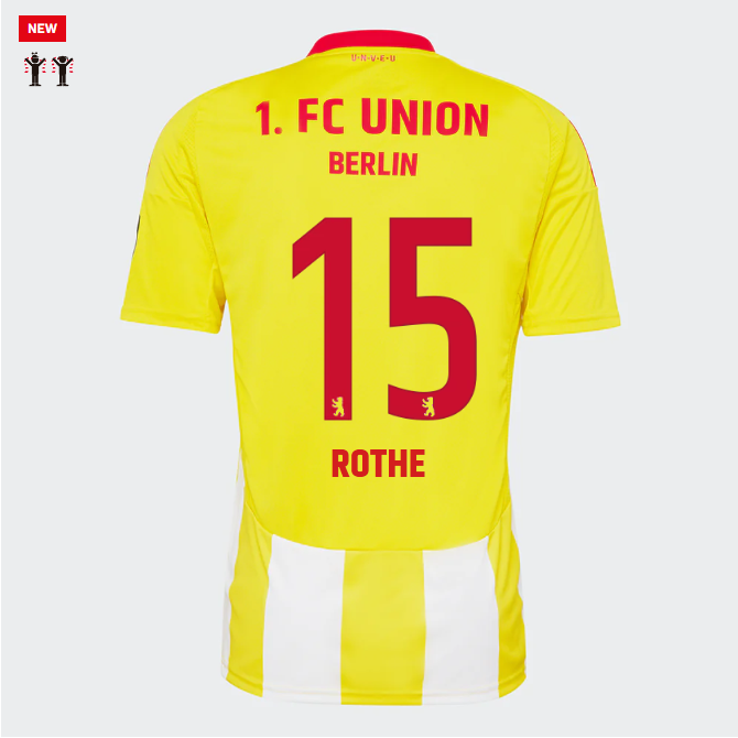 union ausweichtrikot proaf männer 2425 – kinder – 15 – rothe | 1. FC Union Berlin Trikots & Fußballschuhe Online Kaufen