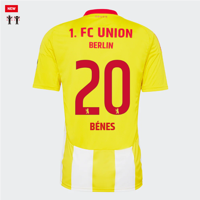 union ausweichtrikot proaf männer 2425 – kinder – 20 – bénes | 1. FC Union Berlin Trikots & Fußballschuhe Online Kaufen
