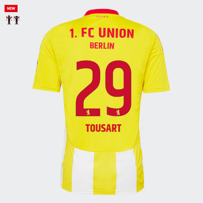 union ausweichtrikot proaf männer 2425 – kinder – 29 – tousart | 1. FC Union Berlin Trikots & Fußballschuhe Online Kaufen