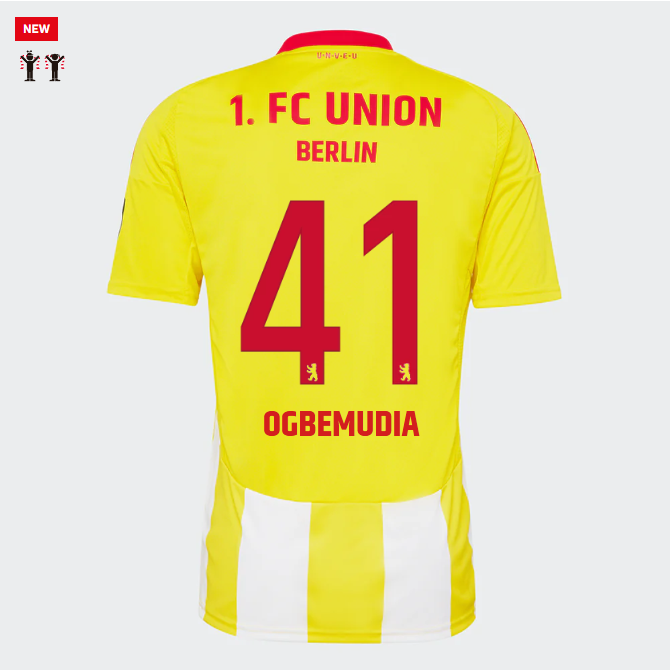 union ausweichtrikot proaf männer 2425 – kinder – 41 – ogbemudia | 1. FC Union Berlin Trikots & Fußballschuhe Online Kaufen