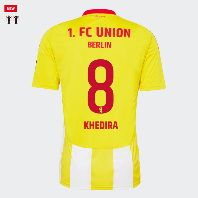 union ausweichtrikot proaf männer 2425 – kinder – 8 – khedira | 1. FC Union Berlin Trikots & Fußballschuhe Online Kaufen