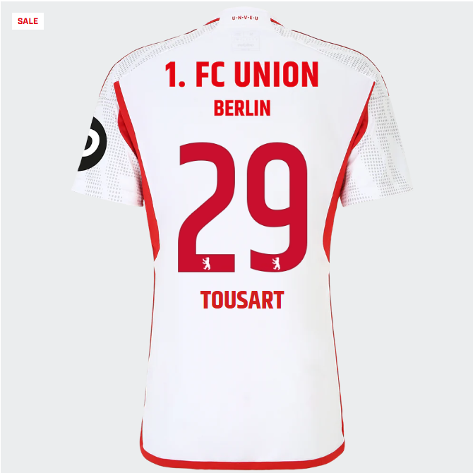 union auswärtstrikot 1. männer 2324 – 29 – tousart | 1. FC Union Berlin Trikots & Fußballschuhe Online Kaufen