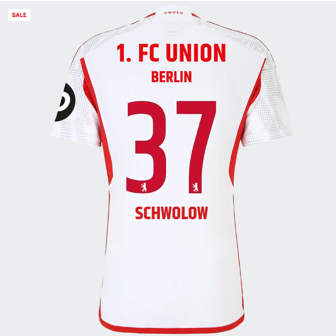 union auswärtstrikot 1. männer 2324 – 37 – schwolow | 1. FC Union Berlin Trikots & Fußballschuhe Online Kaufen