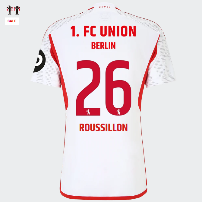 union auswärtstrikot 1. männer 2324 – kinder – 26 – roussillon | 1. FC Union Berlin Trikots & Fußballschuhe Online Kaufen