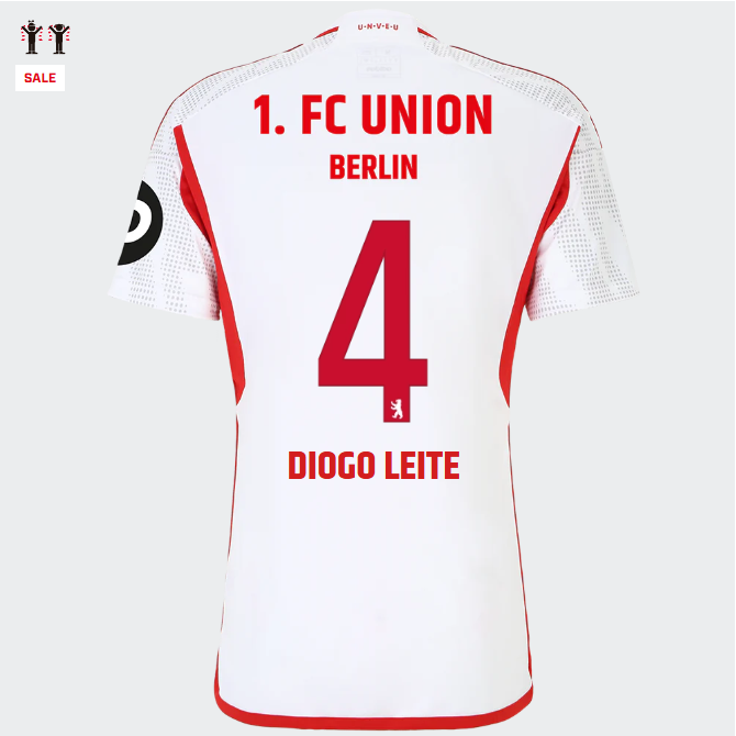 union auswärtstrikot 1. männer 2324 – kinder – 4 – diogo leite | 1. FC Union Berlin Trikots & Fußballschuhe Online Kaufen