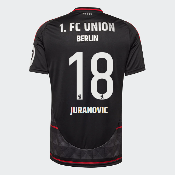 union auswärtstrikot berlin männer 2425 – 18 – juranovic | 1. FC Union Berlin Trikots & Fußballschuhe Online Kaufen