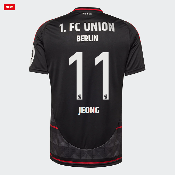 union auswärtstrikot proaf männer 2425 – 11 – jeong | 1. FC Union Berlin Trikots & Fußballschuhe Online Kaufen
