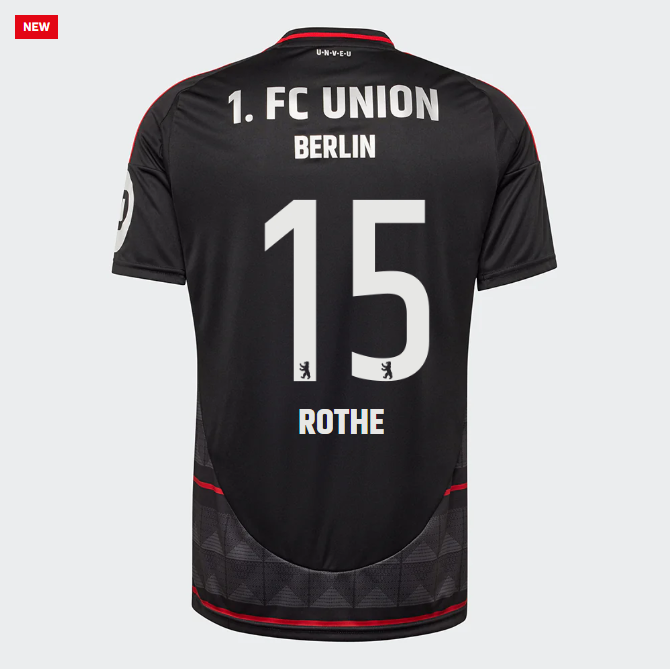 union auswärtstrikot proaf männer 2425 – 15 – rothe | 1. FC Union Berlin Trikots & Fußballschuhe Online Kaufen