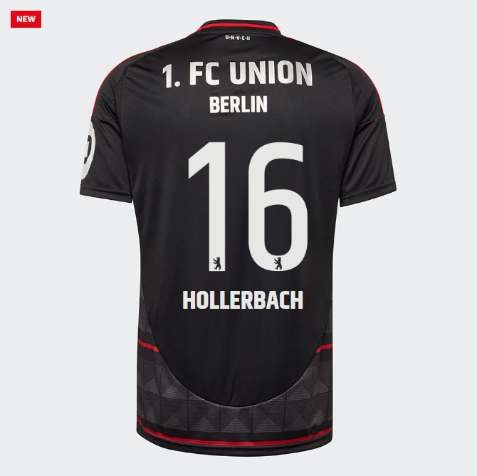 union auswärtstrikot proaf männer 2425 – 16 – hollerbach | 1. FC Union Berlin Trikots & Fußballschuhe Online Kaufen