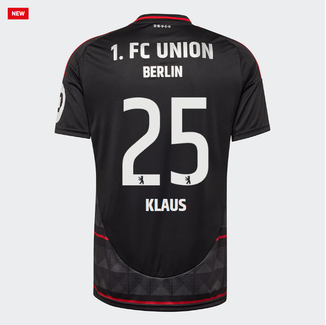 union auswärtstrikot proaf männer 2425 – 25 – klaus | 1. FC Union Berlin Trikots & Fußballschuhe Online Kaufen