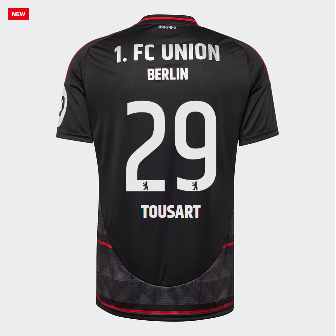union auswärtstrikot proaf männer 2425 – 29 – tousart | 1. FC Union Berlin Trikots & Fußballschuhe Online Kaufen