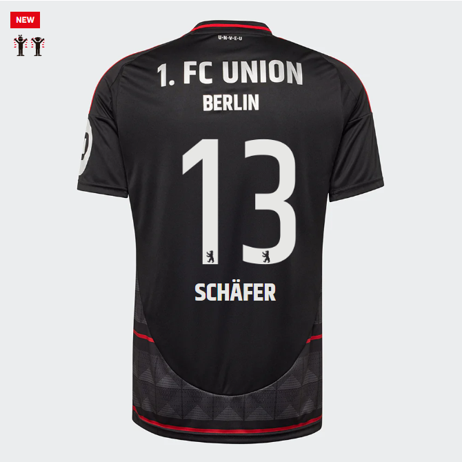 union auswärtstrikot proaf männer 2425 – kinder – 13 – schäfer | 1. FC Union Berlin Trikots & Fußballschuhe Online Kaufen