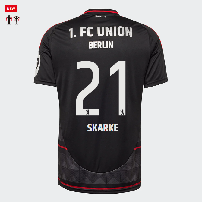 union auswärtstrikot proaf männer 2425 – kinder – 21 – skarke | 1. FC Union Berlin Trikots & Fußballschuhe Online Kaufen