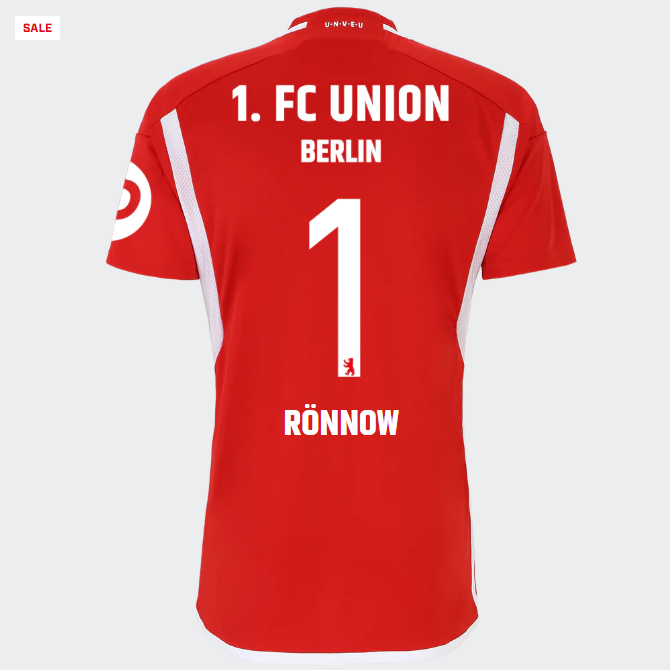 union heimtrikot 1. männer 2324 – 1 – rönnow | 1. FC Union Berlin Trikots & Fußballschuhe Online Kaufen