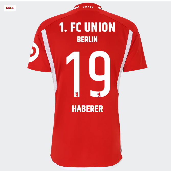 union heimtrikot 1. männer 2324 – 19 – haberer | 1. FC Union Berlin Trikots & Fußballschuhe Online Kaufen