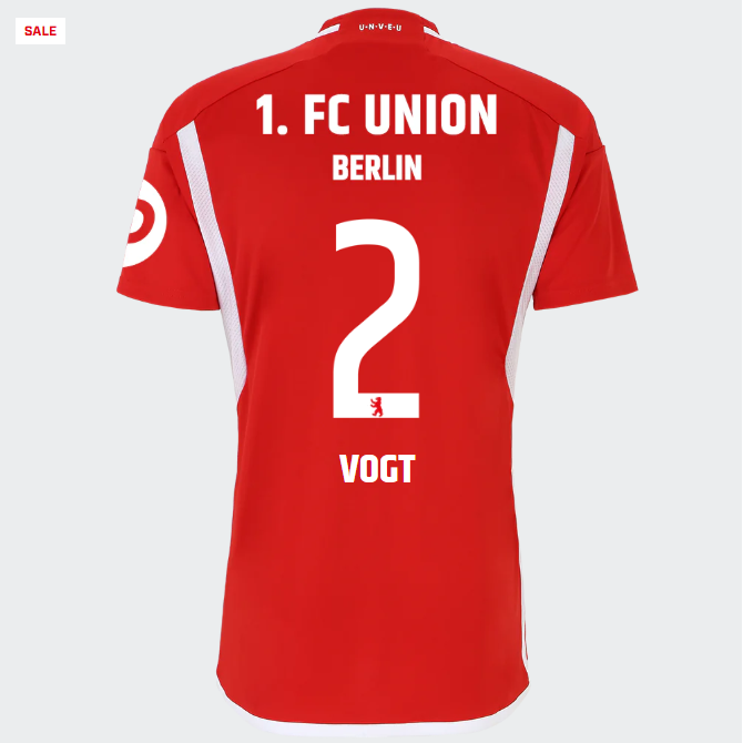 union heimtrikot 1. männer 2324 – 2 – vogt | 1. FC Union Berlin Trikots & Fußballschuhe Online Kaufen
