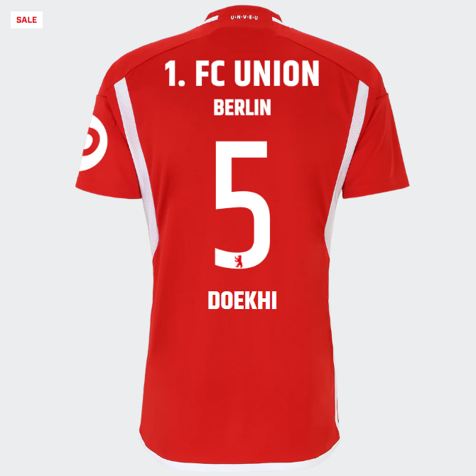 union heimtrikot 1. männer 2324 – 5 – doekhi | 1. FC Union Berlin Trikots & Fußballschuhe Online Kaufen