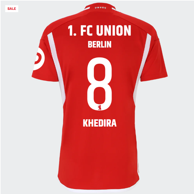 union heimtrikot 1. männer 2324 – 8 – khedira | 1. FC Union Berlin Trikots & Fußballschuhe Online Kaufen