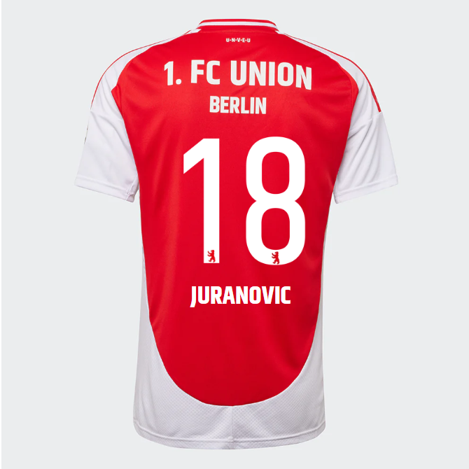 union heimtrikot berlin männer 2425 – 18 – juranovic | 1. FC Union Berlin Trikots & Fußballschuhe Online Kaufen