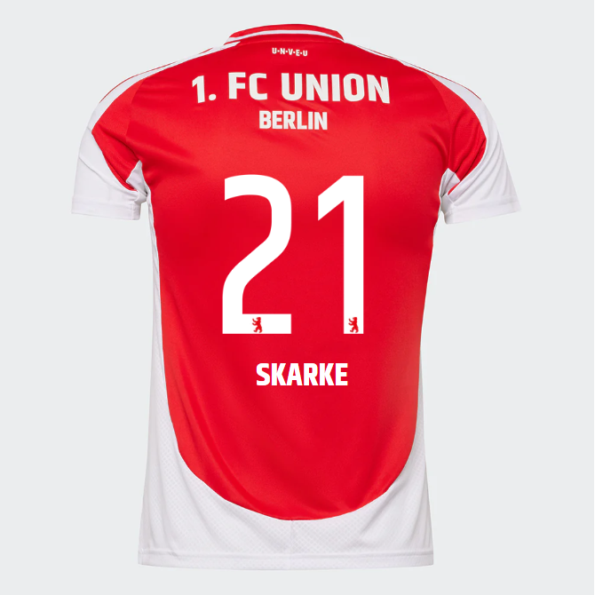 union heimtrikot berlin männer 2425 – tailliert – 21 – skarke | 1. FC Union Berlin Trikots & Fußballschuhe Online Kaufen