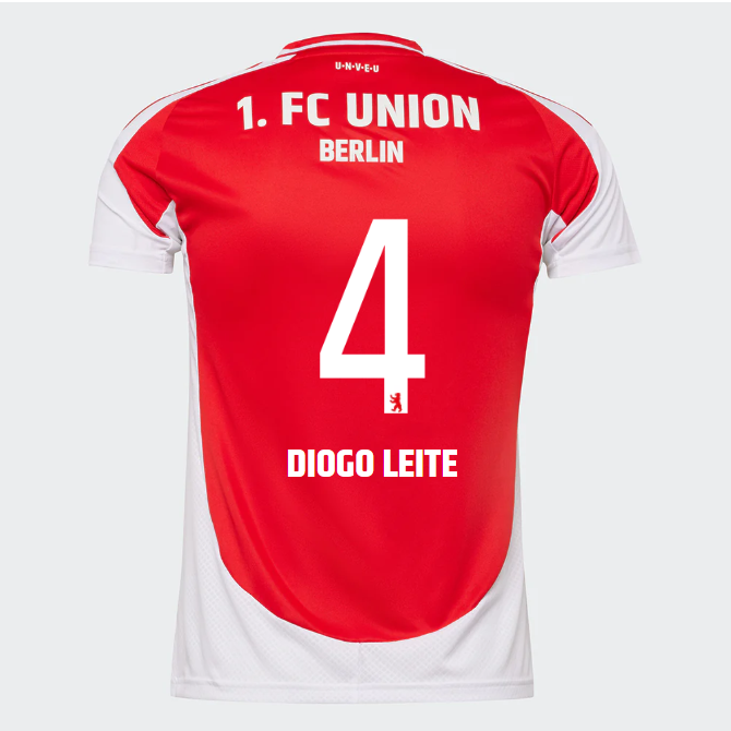 union heimtrikot berlin männer 2425 – tailliert – 4 – diogo leite | 1. FC Union Berlin Trikots & Fußballschuhe Online Kaufen