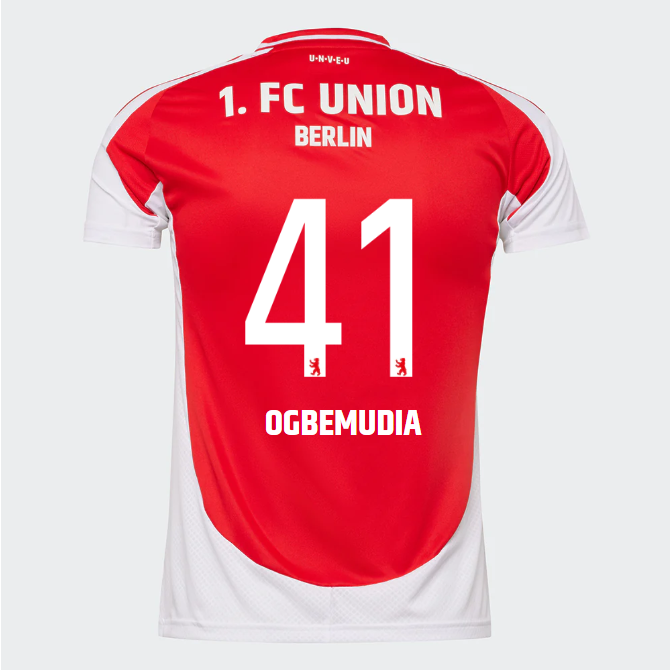 union heimtrikot berlin männer 2425 – tailliert – 41 – ogbemudia | 1. FC Union Berlin Trikots & Fußballschuhe Online Kaufen