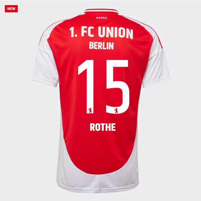 union heimtrikot proaf männer 2425 – 15 – rothe | 1. FC Union Berlin Trikots & Fußballschuhe Online Kaufen