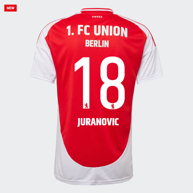union heimtrikot proaf männer 2425 – 18 – juranovic | 1. FC Union Berlin Trikots & Fußballschuhe Online Kaufen
