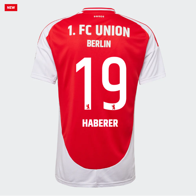 union heimtrikot proaf männer 2425 – 19 – haberer | 1. FC Union Berlin Trikots & Fußballschuhe Online Kaufen