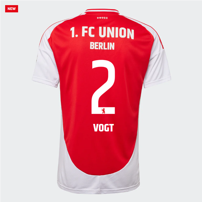 union heimtrikot proaf männer 2425 – 2 – vogt | 1. FC Union Berlin Trikots & Fußballschuhe Online Kaufen