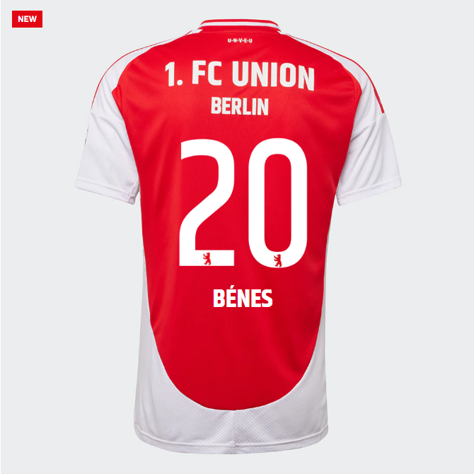 union heimtrikot proaf männer 2425 – 20 – bénes | 1. FC Union Berlin Trikots & Fußballschuhe Online Kaufen