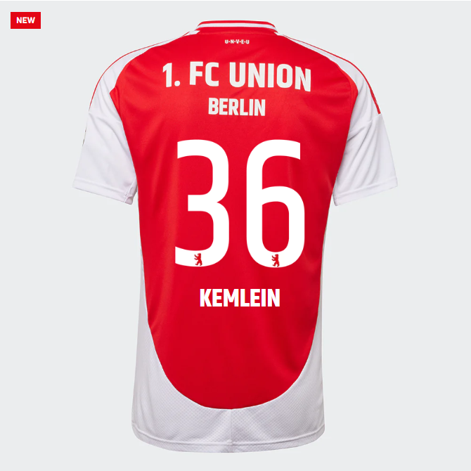 union heimtrikot proaf männer 2425 – 36 – kemlein | 1. FC Union Berlin Trikots & Fußballschuhe Online Kaufen