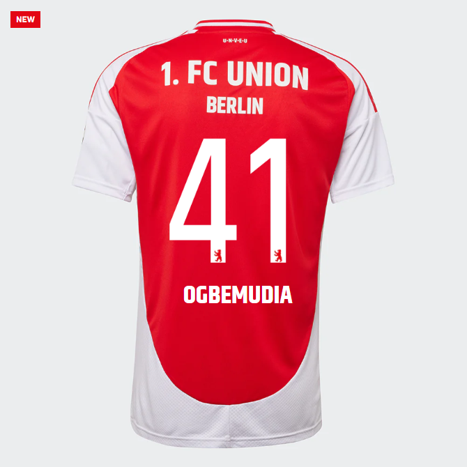 union heimtrikot proaf männer 2425 – 41 – ogbemudia | 1. FC Union Berlin Trikots & Fußballschuhe Online Kaufen