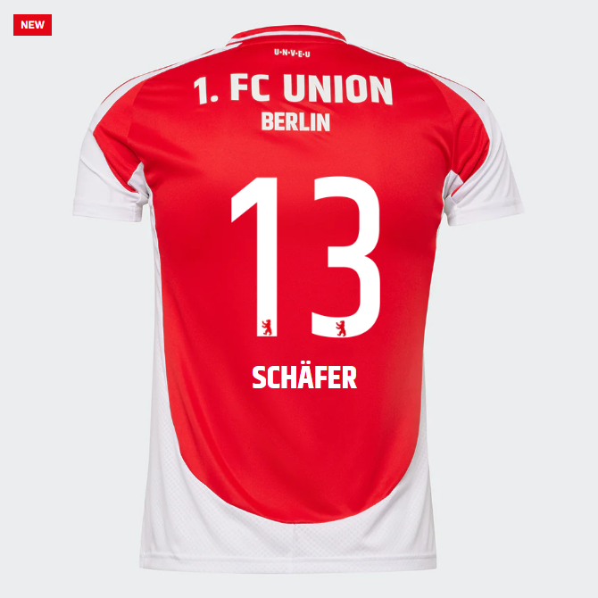 union heimtrikot proaf männer 2425 – tailliert – 13 – schäfer | 1. FC Union Berlin Trikots & Fußballschuhe Online Kaufen